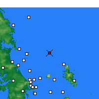 Nächste Vorhersageorte - Mokohinau - Karte
