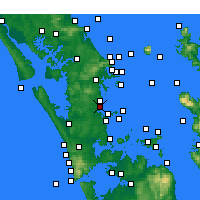 Nächste Vorhersageorte - Orewa - Karte