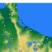 Nächste Vorhersageorte - Tauranga - Karte