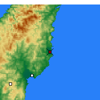 Nächste Vorhersageorte - Tolaga Bay - Karte