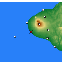 Nächste Vorhersageorte - Opunake - Karte