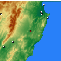 Nächste Vorhersageorte - Waipukurau - Karte