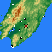 Nächste Vorhersageorte - Upper Hutt - Karte
