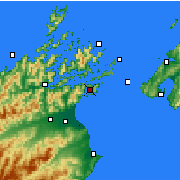 Nächste Vorhersageorte - Picton - Karte
