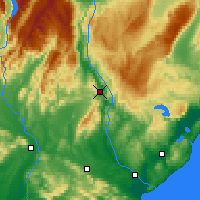 Nächste Vorhersageorte - Raes Junction - Karte