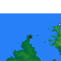 Nächste Vorhersageorte - Cygnet Bay - Karte