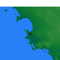Nächste Vorhersageorte - Streaky Bay - Karte