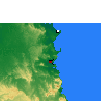 Nächste Vorhersageorte - Cooktown - Karte