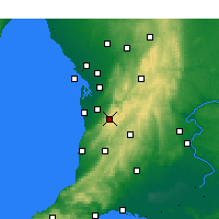 Nächste Vorhersageorte - Mount Lofty - Karte