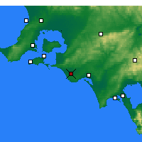 Nächste Vorhersageorte - Wonthaggi - Karte