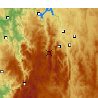 Nächste Vorhersageorte - Mount Ginini - Karte