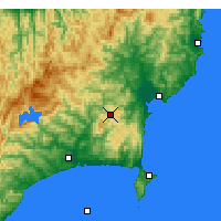 Nächste Vorhersageorte - L.Waikaremoana - Karte