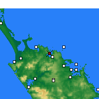 Nächste Vorhersageorte - Whangaroa - Karte