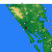 Nächste Vorhersageorte - Te Kōpuru - Karte