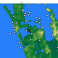 Nächste Vorhersageorte - North Shore - Karte
