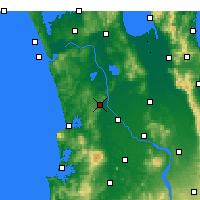 Nächste Vorhersageorte - Ngāruawāhia - Karte