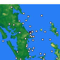 Nächste Vorhersageorte - Goat Island - Karte