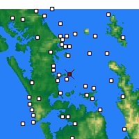 Nächste Vorhersageorte - Tiritiri Matangi Island - Karte