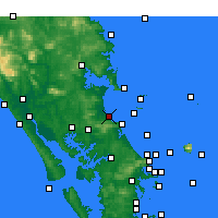 Nächste Vorhersageorte - Waipu Cove - Karte