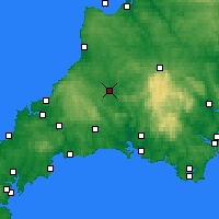 Nächste Vorhersageorte - Launceston - Karte